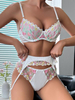 Embroidered Flower Sweet Suit