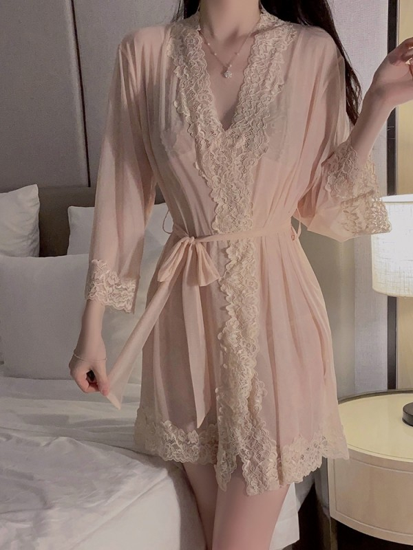 Sexy Mesh Uniform Suit