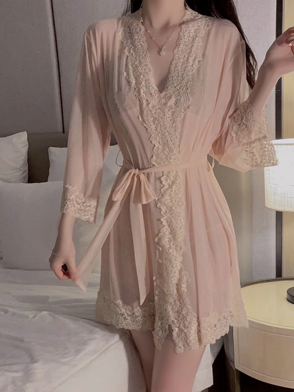Sexy Mesh Uniform Suit