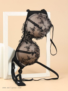 Jacquard Bra