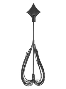 Silicone Fringe Leather Whip