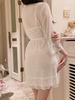 Hollow Double Split Nightdress