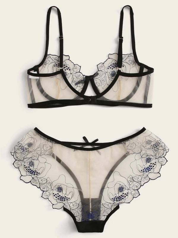 Lace Embroidery Sexy Lingerie