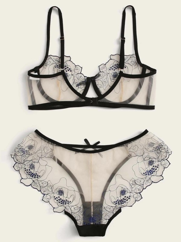Lace Embroidery Sexy Lingerie