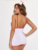 White Slip Nurse Playsuit
