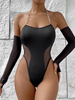 Metal Chain Cutout Underwear