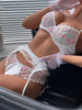Embroidered Flower Sweet Suit