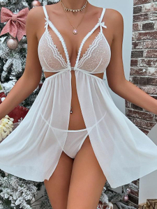 Mesh Sexy Slip Dress
