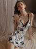 Deep V Breast Pad Nightdress