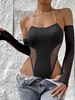 Metal Chain Cutout Underwear