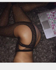 Thin Fishnet Socks With Drill