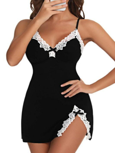 Lacy Split Sexy Dress