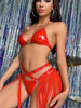 Red Patent Leather Sexy Sets