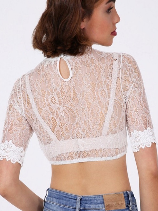 See Through Lace Cutout Underwear