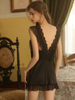 V-neck Waistband Nightdress