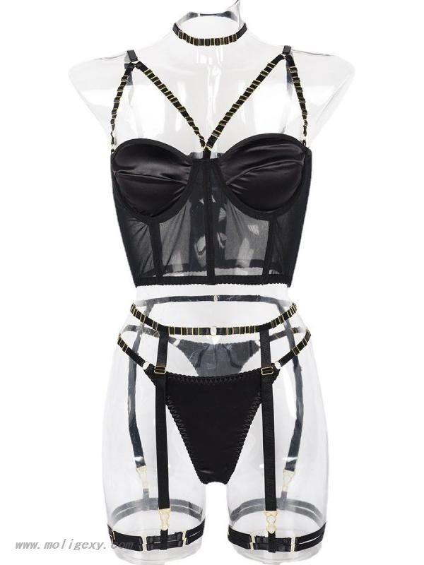 Mesh Halter Lingerie