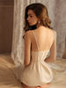 Ice silk halter nightgown