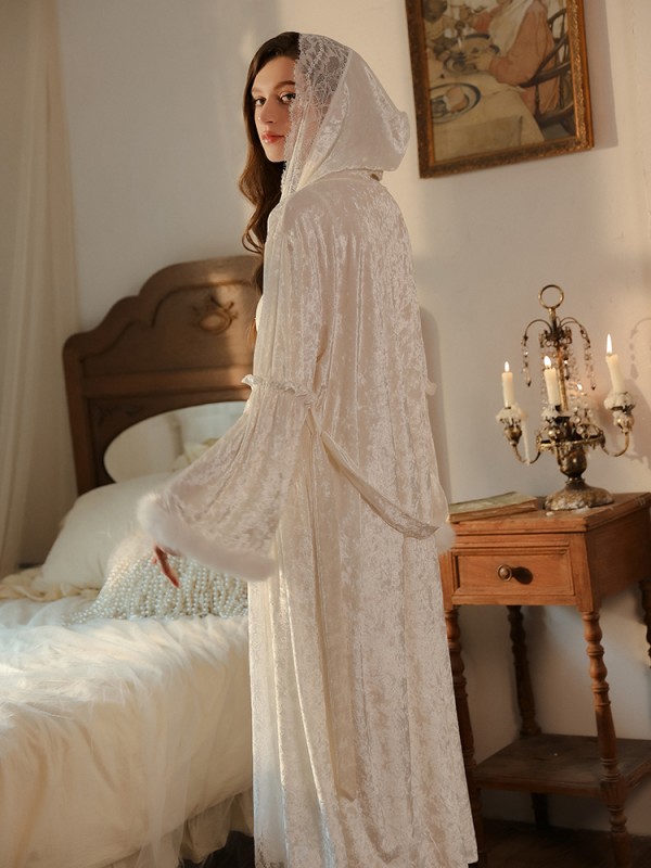 Sweet Hooded Nightgown
