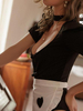 Hollow-Out Housemaid Sexy Costumes