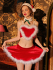 Sexy Silk Fluff Ball One-piece Nightdress