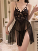 Hollow Double Split Nightdress