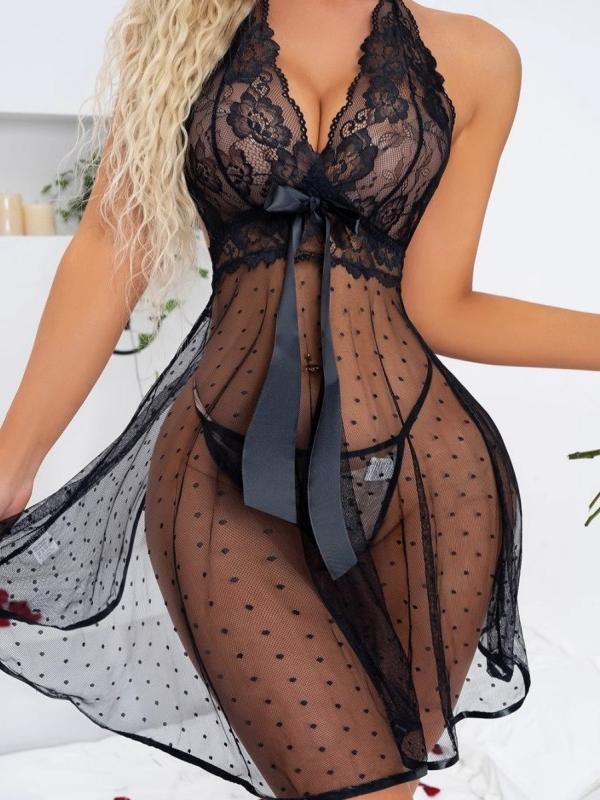See-through Lacy Dress