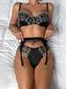 Embroidered Flower Sweet Suit