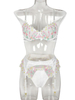 Embroidered Flower Sweet Suit