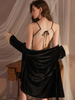 Deep V Backless Nightgown