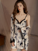 Deep V Breast Pad Nightdress
