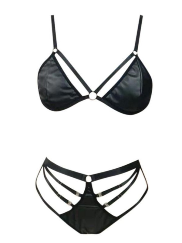 Patent Leather two-piece set
