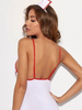 White Slip Nurse Playsuit