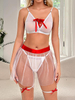 Bow Tie See-Through Suit