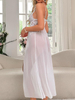 Mesh Slit Skirt Nightdress