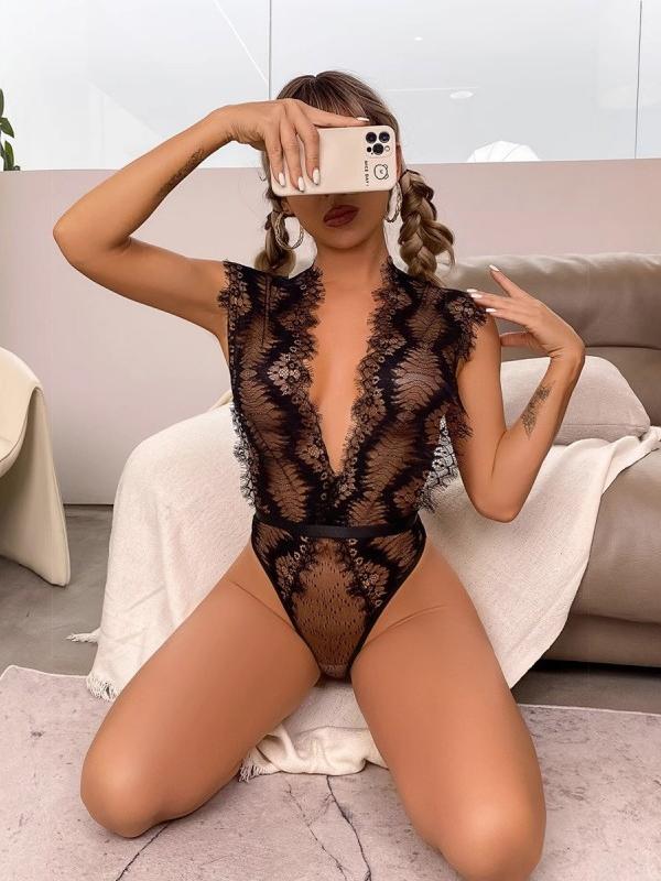 Lace Deep-V Sexy Corset