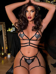 Three-Point Lace-Up Bra