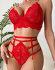 Hollow-Out Lace Chain Sexy Sets