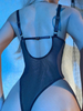 Patent Leather With Chain Sexy Corset