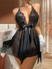 Mesh Bowknot Sexy Dress