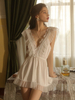 V-neck Waistband Nightdress