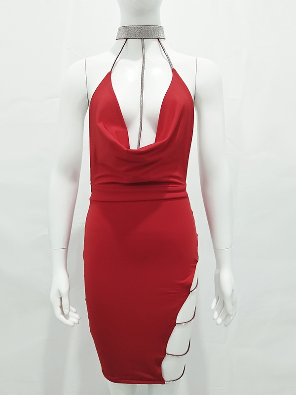 Sexy Girl Halter Skirt