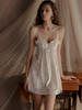 White Velvet Slip Nightdress