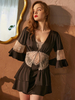 Lace Satin Nightdress Set