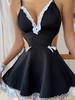 Lacy bowknot Housemaid Sexy Costumes