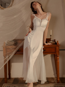 See-through Lace Slip Nightdress