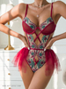 Net Embroidery Lingerie
