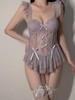 Mesh Halter Nightgown