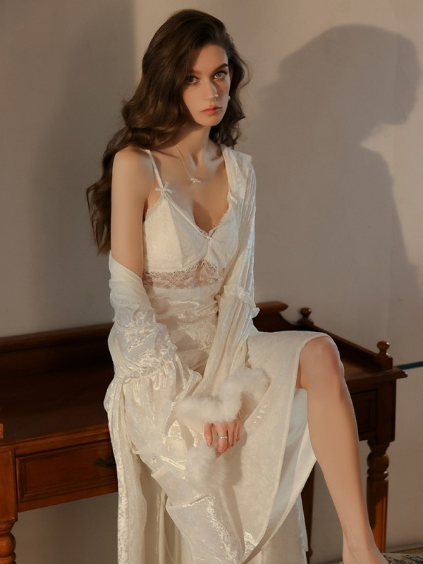 Sweet Hooded Nightgown