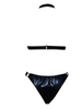 Hollowed-out Patent Leather Lingerie