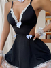 Lacy bowknot Housemaid Sexy Costumes